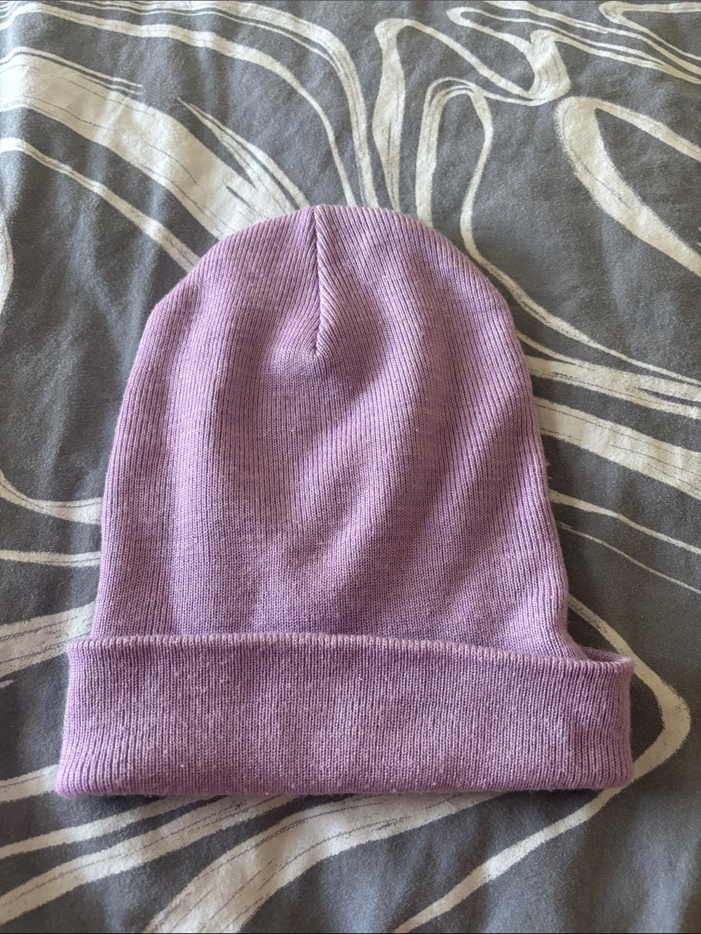 H&M Lilac Ribbed Beanie